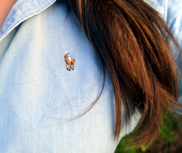 Outfit Denim all Over Ralph Lauren Bluse