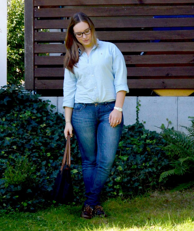 When Anna Denim all Over Longchamp Tasche Ralph Lauren Bluse Esprit Jeans Timberland Schuhe 4