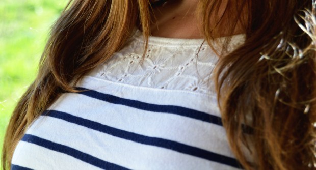 When Anna Fashion Streifenshirt, Jeans, High Heels 4