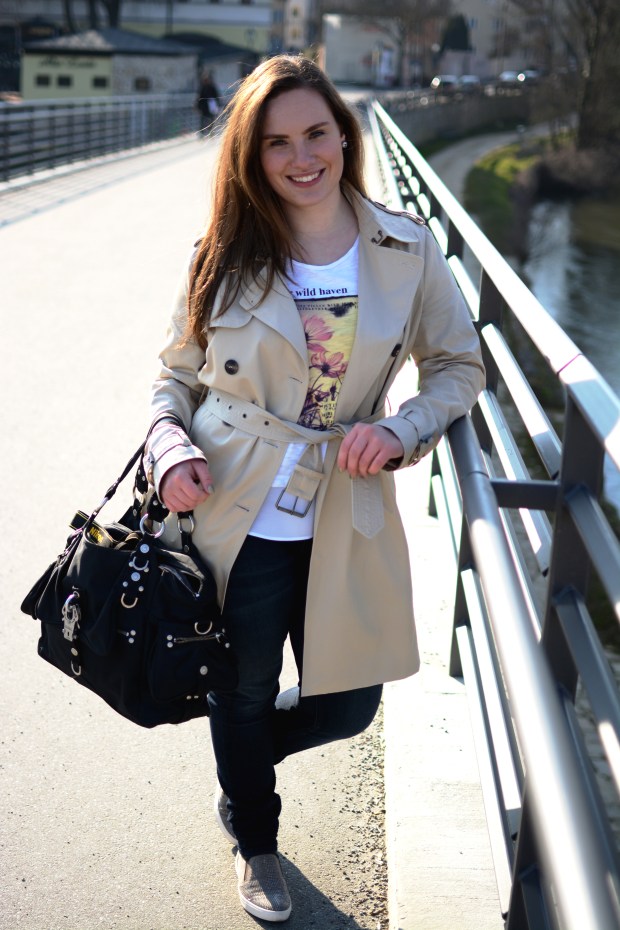 When Anna Trenchcoat Shirt Sneaker