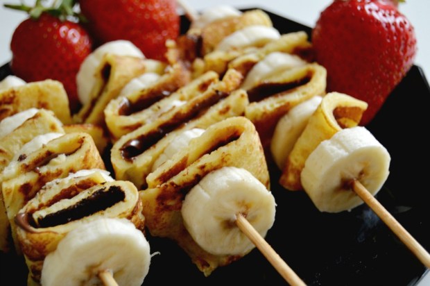 Nutella Bananen Pancakes 2