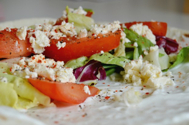 Wrap mit Salat 2
